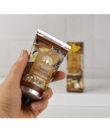 The English Soap Company Anniversary Hand Cream Sandalwood Hand Cream Moisturising Hand Cream for Men and Women Indian Sandalwood Scent 75ml - Buy Online on GoSupps.com
