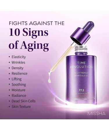 MISSHA Time Revolution Night Repair Ampoule (5th Gen) - Anti-Aging Serum - Buy Online on GoSupps.com