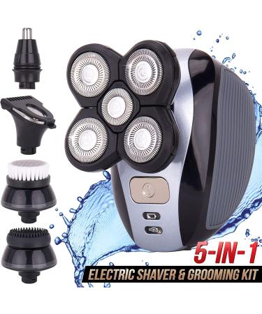Professional 5-in-1 Head Shaver for Bald Men - Cordless & Rechargeable - Buy Online on GoSupps.com