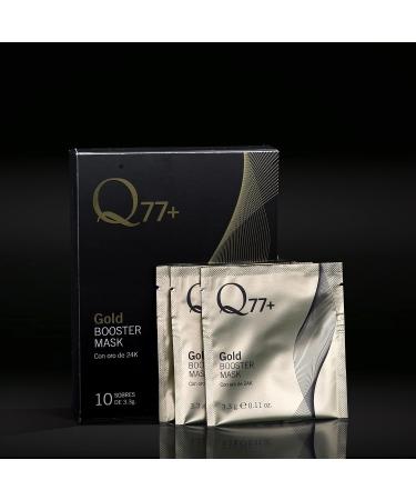 Unikas Consulting SL Facial Mask Gold Booster Mask Immediate Lifting Effect Made with Gold Particles Vitamins and Essential Oils Works and Reduces Wrinkles Size 10 Sachets GOLD BOOSTER MASK 10 packs - Buy Online on GoSupps.com