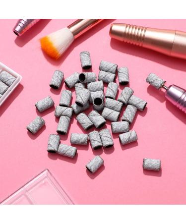 Minkissy 100Pcs Nail Sanding Bands Drum Sander 180 Grit Fine Grit Nail Art Sanding Bands Bit Nail Drill Manicure Sleeves File Refill for Fingernail Sanders White 1.2x0.7 cm (Pack of 100) - Buy Online on GoSupps.com