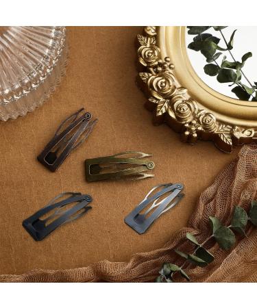 Dingion 80 Pcs Double Grip Hair Clips for Women & Girls - Metal Snap Barrettes in 4 Colors - Buy Online on GoSupps.com