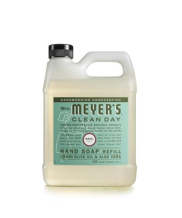 MRS. MEYER'S CLEAN DAY Liquid Hand Soap Refill Lemon Verbena and Basil Variety Pack - 33 FL Oz (2 Pack) - Buy Online on GoSupps.com