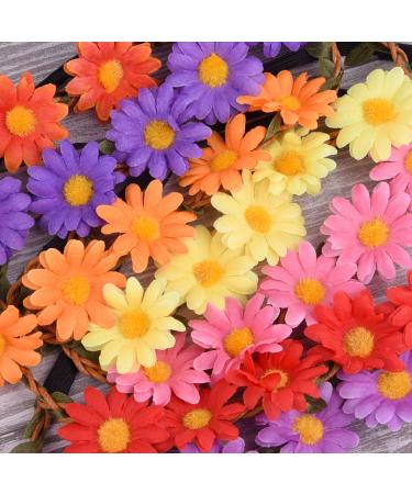 FEPITO 12-Piece Multicolor Flower Headband Garland - Bohemian Flower Crown for Women & Girls | International Shipping Available - Buy Online on GoSupps.com