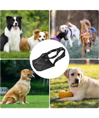 Professional Breathable Adjustable Dog Muzzle for Large & Medium Dogs | Prevent Bites Chewing & Barking - International Shipping - Buy Online on GoSupps.com