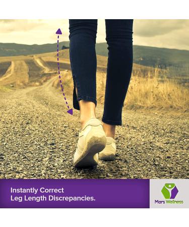 Orthopedic Heel Lift - Medium Pack of 2 for Heel Pain & Leg Length Discrepancies - Buy Online on GoSupps.com