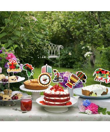 Kwanzaa Cupcake Toppers Decorations Set of 36 Counts - Buy Online on GoSupps.com