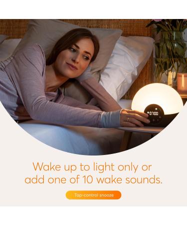 Buy Lumie Bodyclock Glow 150 - Sunrise & Sunset Alarm Clock with Customizable Light | Best Bedside Lamp for Waking Up & Reading - Buy Online on GoSupps.com