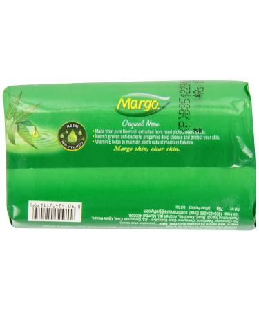 Margo Neem Soap - 75g (Pack of 12) | Natural Neem Benefits for Healthy Skin | International Shipping Available - Buy Online on GoSupps.com