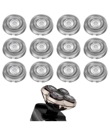 Newly upgraded blade Shaver Replacement Blades for Skull Shaver Pitbull Gold PRO Shaver Replacement Blade Shaver Replacement Heads for Pitbull Platinum Pro Shaver (12blades)