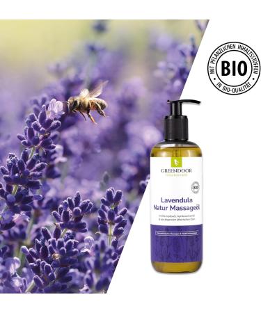 Greenendoor Lavender Massage Oil 500ml - Natural Cosmetics Savings Pack | Pure Mediterranean Essential Oils & Gifts - Buy Online on GoSupps.com