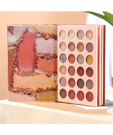 Shimmer Eyeshadow Palette Glitter Eye Makeup Highly Pigmented Powder Long Lasting Finish | Cosmetic Kit For Festival Party Dating Formal Event Stage Performance Gift - Buy Online on GoSupps.com