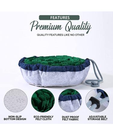Adjustable Snuffle Mat for Dogs - Interactive Dog Puzzle Toy for Mental Stimulation and Slow Feeding - Enrichment Foraging Mat for Stress Relief - Buy Online on GoSupps.com
