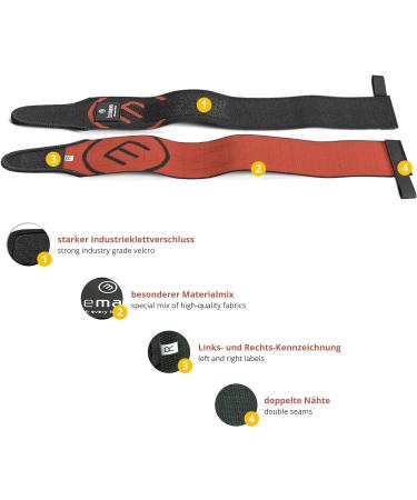 Wrinkled Bandages Fitness Strength Training - 2x Wrist Wraps for Weightlifting & Bodybuilding | Durable Wrist Support for Men & Women - Buy Online on GoSupps.com