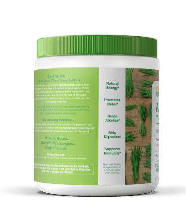 Organic Amazing Grass Trio: Barley, Wheat & Alfalfa Powder â€“ 8.5 oz (240g) for Optimal Nutrition - Buy Online on GoSupps.com