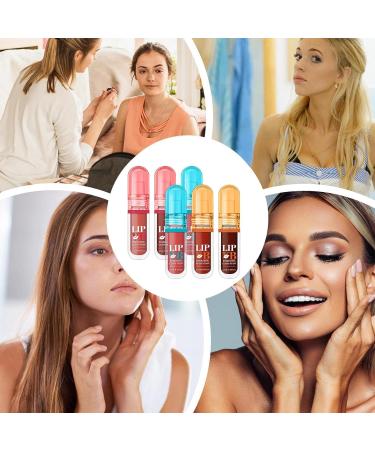 Moisturizing Lip Gloss | Nourishing Glossy Balm - Pack of 6 | Non-Greasy Texture for Travel Dates Parties Commuting and Events - Buy Online on GoSupps.com