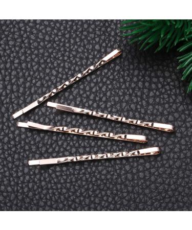 Lurrose 72pcs Rose Gold Alloy Wave Hairpins | Minimalist Bobby Pins for Women - International Shipping - Buy Online on GoSupps.com