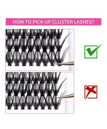 240 30d+40d Wispy Cluster Lash Clusters 0.07mm - DIY Individual Lash Extensions - Reusable Supplies - 14mm - Buy Online on GoSupps.com