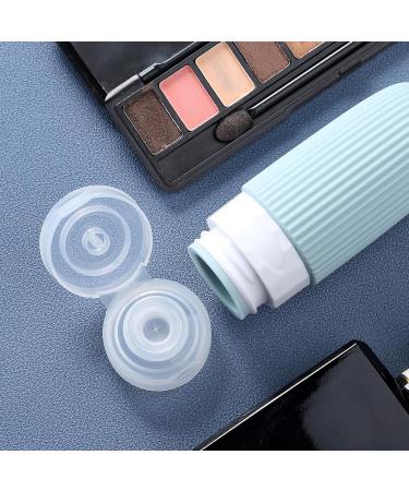 Gemice Travel Bottles for Toiletries CAA Approved 60ml Silicone Travel Bottles Leak Proof Squeezable Travel Size Containers Travel Essentials for Lotion Soap Liquid Shampoo BPA Free(4 Pack) Grey - Buy Online on GoSupps.com