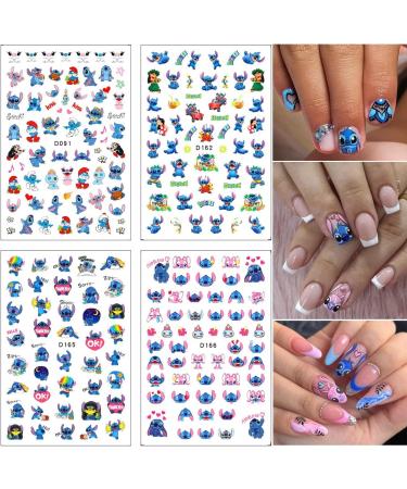 Cute Cartoon 3D Nail Art Stickers - Self-Adhesive Decals for DIY Nail Designs - Luxury Designer Nail Decorations for Girls and Women - Buy Online on GoSupps.com