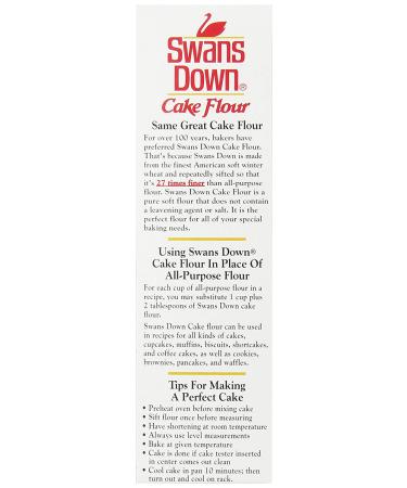 Swans Down Regular Cake Flour 32oz Boxes - Pack of 8 (2 lbs each) - Buy Online on GoSupps.com