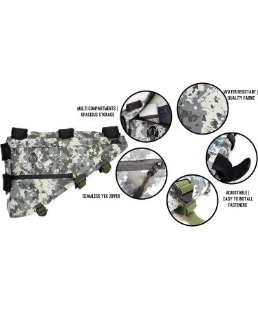 RNS Triangle Frame Bag for Mountain Bikes - Bikepacking Bicycle Storage Pouch (Fatigue) - Buy Online on GoSupps.com