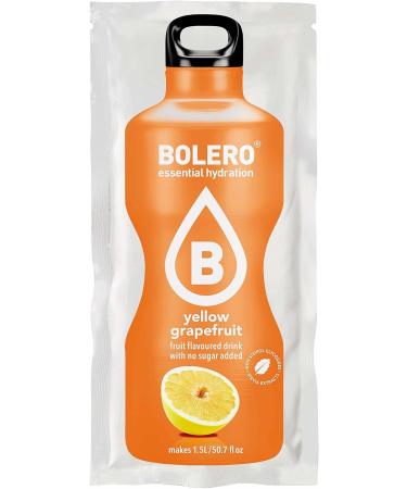 Bolero Classic Powder Sachet 9 g Yellow Grapefruit 24-Count Grape Yellow Grapefruit 24 count (Pack of 1) - Buy Online on GoSupps.com
