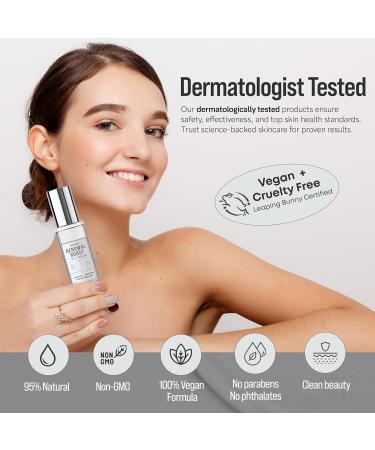 DermaLux Hyaluronic Acid & Peptides Face Serum - Dermatologist Tested Anti-Aging Korean Skin Care Hydrates Smooths Firms Clean Vegan Beauty for Dry Sensitive Skin 1.69 Fl Oz - Buy Online on GoSupps.com