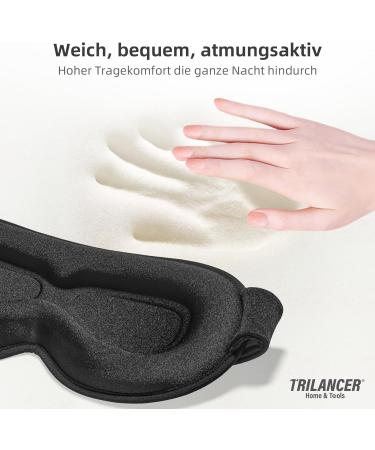 Buy 3D Eye Mask for Side Sleepers - 100% Light Blocking Sleep Mask for Comfortable Sleep Meditation & Travel - Best Eye Flap for Men & Women - Buy Online on GoSupps.com