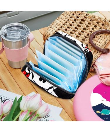 Shop Women s Band Storage Bag & Menstrual Cup Pocket - Travel Makeup Organizer | Big Capacity & Fun Pirate Skull Design - Buy Online on GoSupps.com