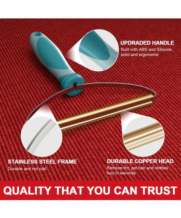 Pet Hair Remover Tool - Dog & Cat Hair Cleaner Lint Roller & Fur Removal Brush for Carpets Furniture & More - Portable & Effective - Green - Buy Online on GoSupps.com