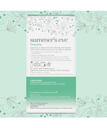 Shop Summer's Eve Feminine Douche - Complete Clean Odor Reduction with Boric Acid 2 Units 4.5 oz - Global Shipping Available - Buy Online on GoSupps.com