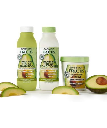 Garnier Fructis Smoothing Treat 1 Minute Hair Mask with Avocado - 3.4 fl oz - Buy Online on GoSupps.com