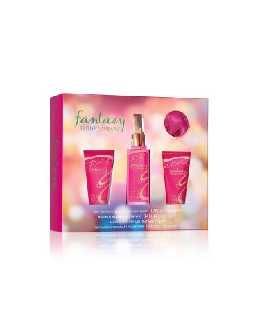 Britney Spears Fantasy Women's Fragrance 4 Piece Gift Set Eau de Parfum 3.4 fl. oz - Buy Online on GoSupps.com