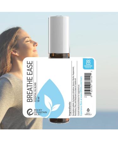 Breathe Ease 10ml Roll-On | Natural Relief for Congestion & Allergies | International Shipping Available - Buy Online on GoSupps.com