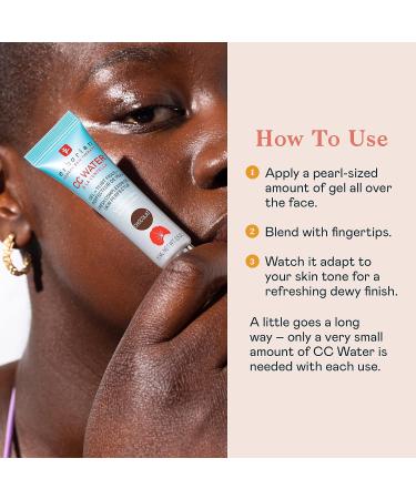 Erborian CC Water with Centella Asiatica & Hyaluronic Acid Korean Skincare Skin Perfector Chocolat 0.50 oz - Buy Online on GoSupps.com