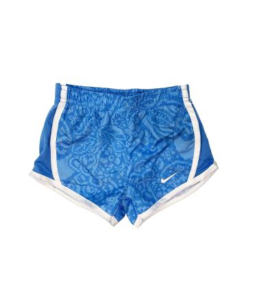 Nike Girl's Dri Fit Printed Tempo Running Shorts Photoblue(26f659-b68)/White 6 Years