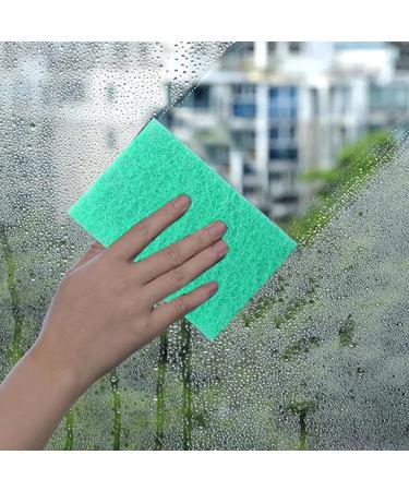 10pc Heavy Duty Scrub Pad Sponge Dishwasher No-Scratch Green Reusable Household Scrub Pad for Kitchen and Dishwasher Cleaning Tools - Buy Online on GoSupps.com