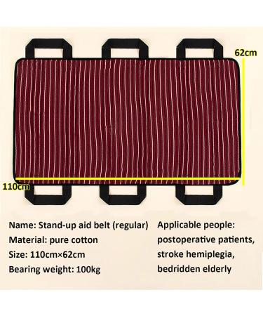 Hemiplegia Patients Transfer Belt Patient Lifting Sling for Aids Disabeld and Elderly Non-Slip Lifting Pad for Assistance with Handles Handling Belt for Home Hospital 110 62cm Load-100kg - Buy Online on GoSupps.com