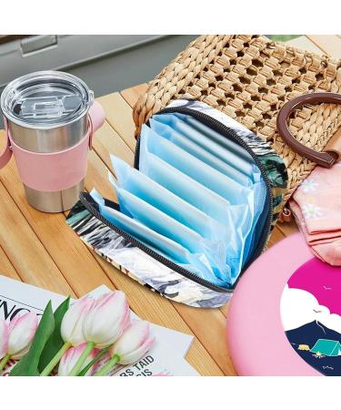 Menstrual Pad Bag with Zipper | Vintage Animal Rooster Pouch for Women & Girls | Stylish Tampon Collection Bag - Buy Online on GoSupps.com