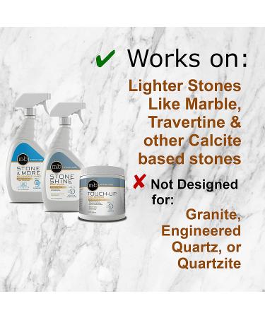 MB Stone Care Marble Repair Kit Bundle - MB-5 Multi-Surface Cleaner, MB-13 Stone Shine Polish & MB-11 Etch Remover (1Qt & 8oz) - Buy Online on GoSupps.com