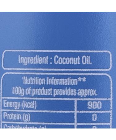 Parachute 100% Pure Unrefined Coconut Oil - 500ml Bottle | Chemical-Free & Preservative-Free - Buy Online on GoSupps.com