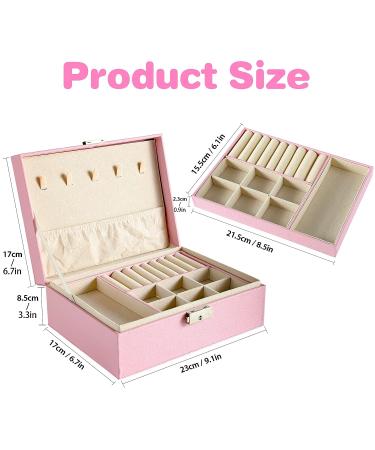 Girls Hair Accessories Set with Jewelry Box, Clips, Barrettes, Ties, Bows - Perfect Gifts for Kindergarten Graduation, Birthday, Children's Day - Ages 2-12 - Buy Online on GoSupps.com