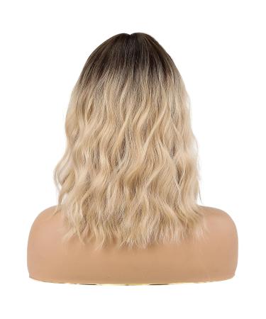 Shop Haircube Shoulder-Length Curly Wigs - Blonde with Dark Roots for Women | International Shipping Available - Buy Online on GoSupps.com