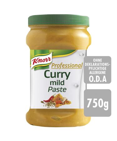 Knorr Professional Mild Curry Seasoning Paste - 750g | Natural Flavor Ready to Use - International Shipping Available - Buy Online on GoSupps.com