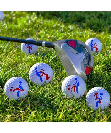 4PC Golf Ball Marker Set - Personalized, Funny, and Alignment Tool with Stencil for Golf Balls - Buy Online on GoSupps.com