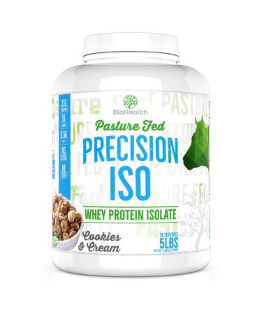 Precision ISO Cookies & Cream (5lb) | Premium Pasture Fed Whey Protein Isolate