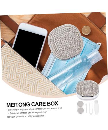 Buy Healvian Colored Contact Lens Care Box - Travel Eye Contact Case & Organizer Kit - Compact Storage with Steine Stones - Perfect for International Shipping - Buy Online on GoSupps.com