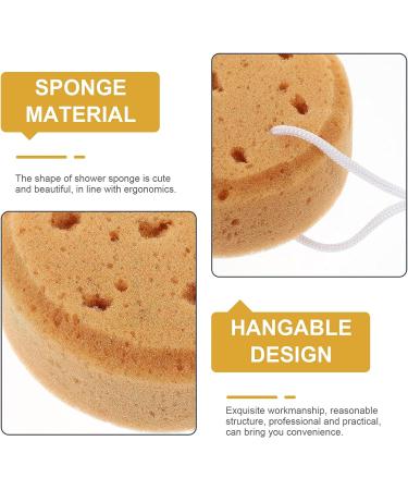 FRCOLOR Exfoliating Bath Sponge Shower Brush 4pcs Set for Soft Skin Cleaning - Body Scrubberwash for Women, Men, and Kids - Buy Online on GoSupps.com