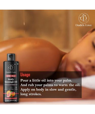 Organic - Grapefruit Fruity Edible Body Massage Oil - Refreshing Calming & No Stain | Non-Sticky Aromatherapy Oil With Grapefruit & Lime Essential Oil Gone Wild - Fruity 120 ml (Pack of 1) - Buy Online on GoSupps.com